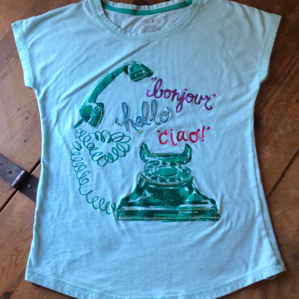Girls Cherokee Hello Tee